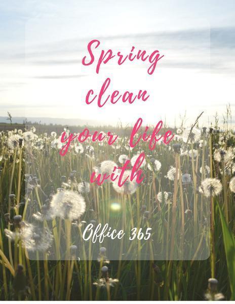 office 365, spring clean, my choice software