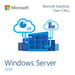 CAL de Escritorio remoto para 20 usuarios de Microsoft Windows Server 2016