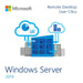 CAL de Escritorio remoto para 50 usuarios de Microsoft Windows Server 2019
